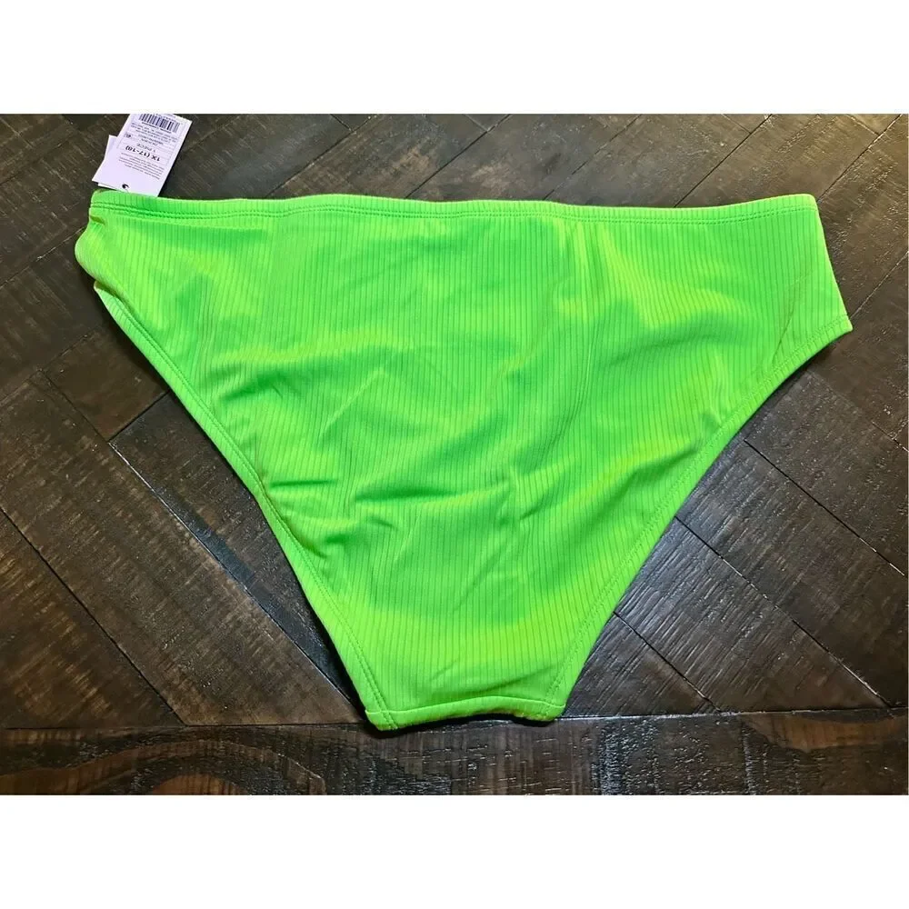 Wild Fable Green Ribbed Plus Size Bikini Bottom Size 1X 17-18